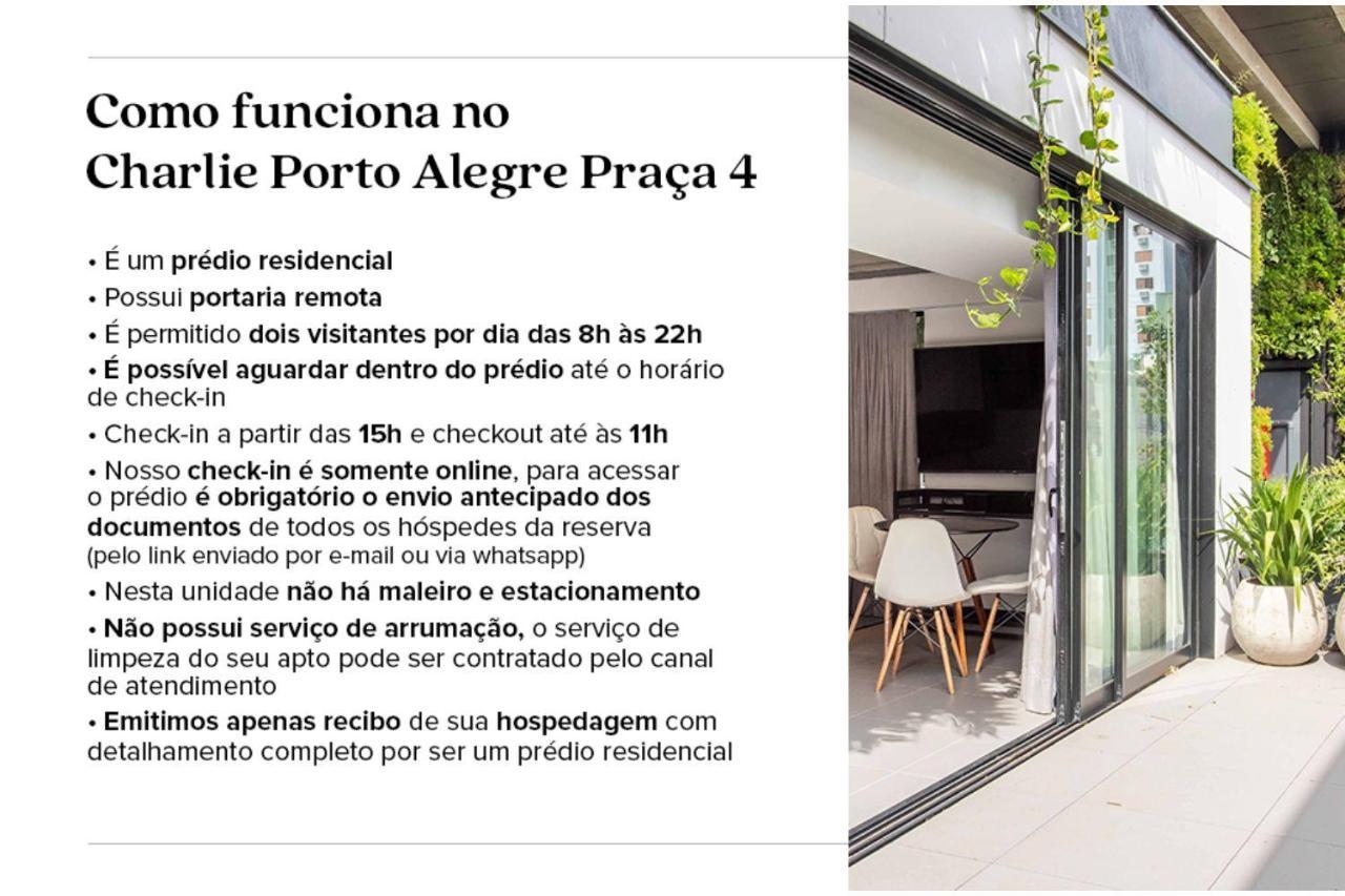 Charlie Porto Alegre Praca 4 Apartment ภายนอก รูปภาพ